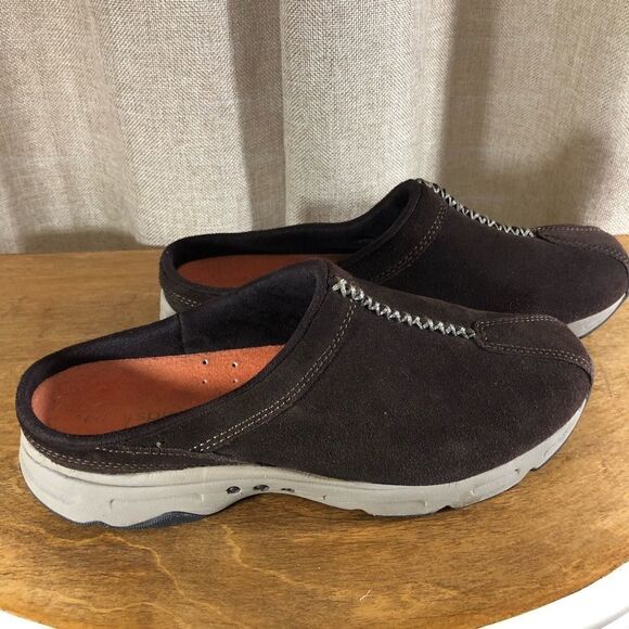 EASY Spirit brushed leather slides size 8 - Picture 2 of 9